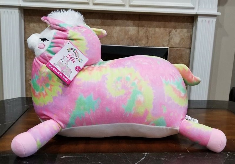 jumbo tie dye llamacorn plush